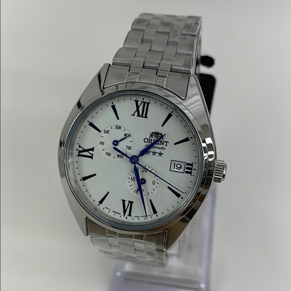 orient Other - New Orient Silver Multi Dial Chrono Mens Watch